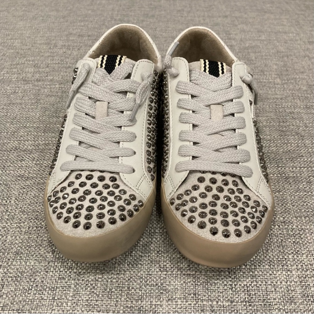 NEW Shu Shop Rock Star Kids Sneakers in Light Grey New in Box Multiple Sizes - Picture 2 of 5